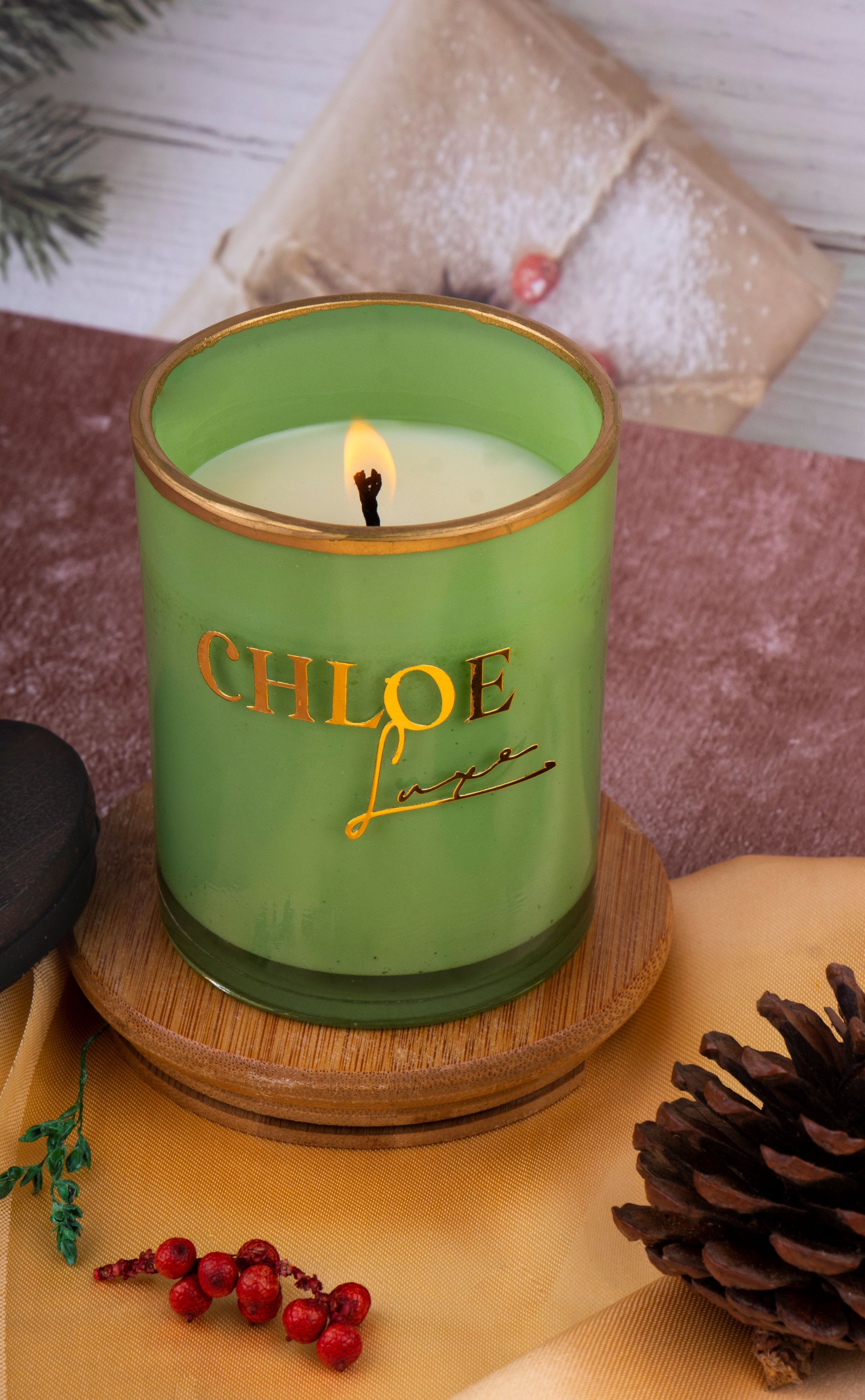 Sparkling Gold - Green - Chloeluxe