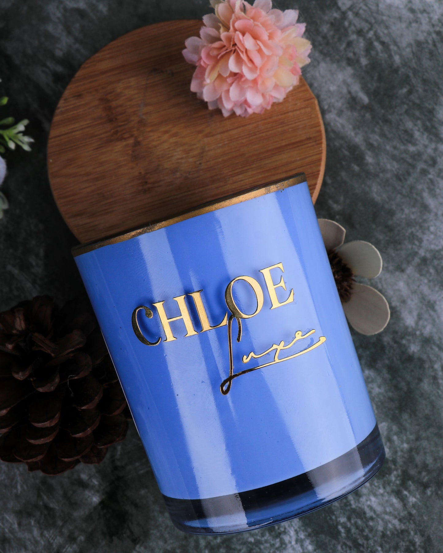 Sparkling Gold - Sky Blue - Chloeluxe